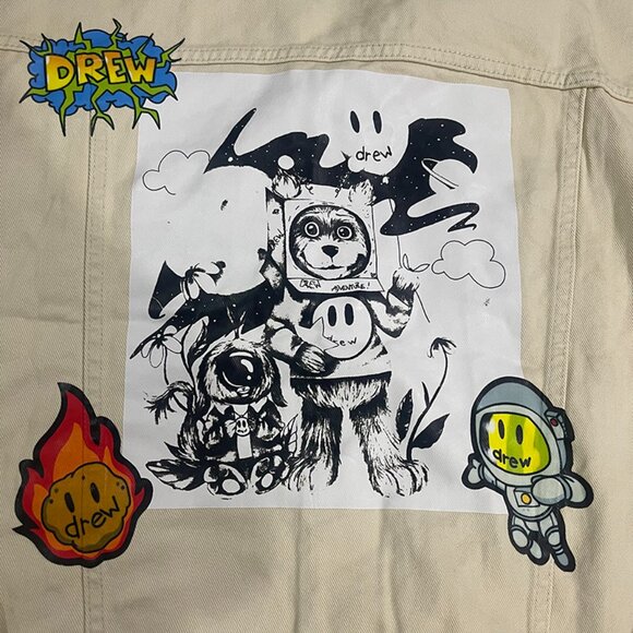 Drew House Secret Embroidery Denim Jacket - Picture 8 of 11